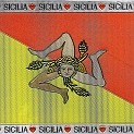 000 Het logo van Sicilie Trinacria genaamd